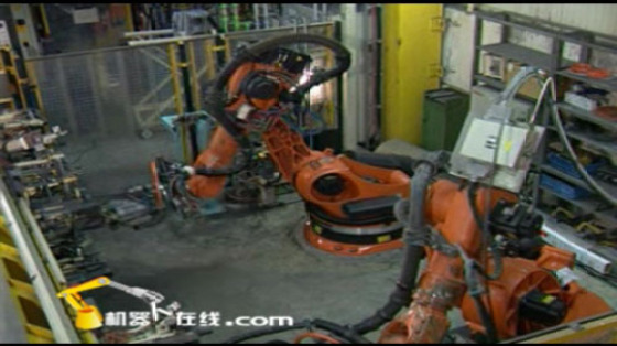 金属加工行业_点焊_库卡kuka R180焊接机器人